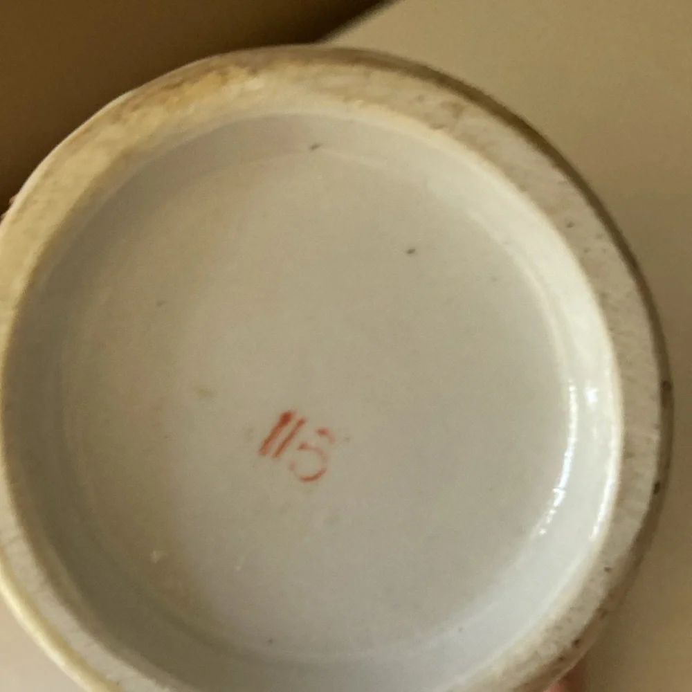 Vintage Japanese Hand Painted Vase